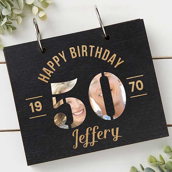 40th birthday gift ideas Wood Photo Album