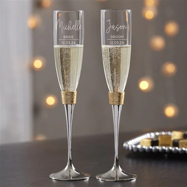 types of cocktail glasses champagne flutes