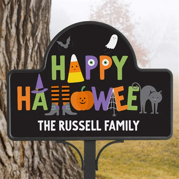 halloween gift ideas Magnetic Garden Sign