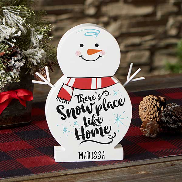 christmas jokes Personalized Wood Snowman