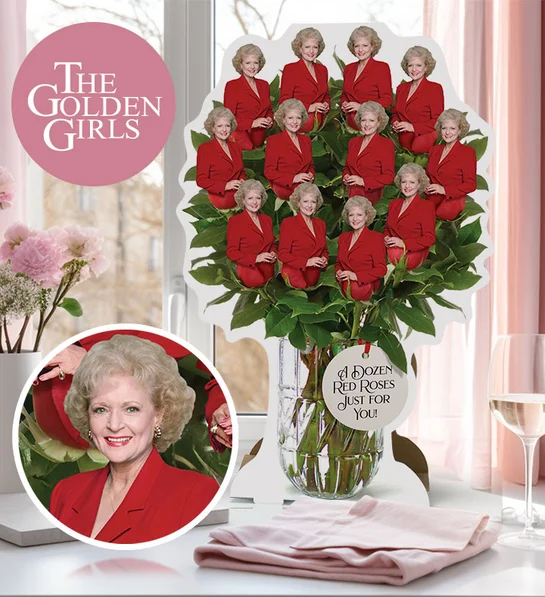 funny valentines gifts Golden Girls Cardboard Bouquet